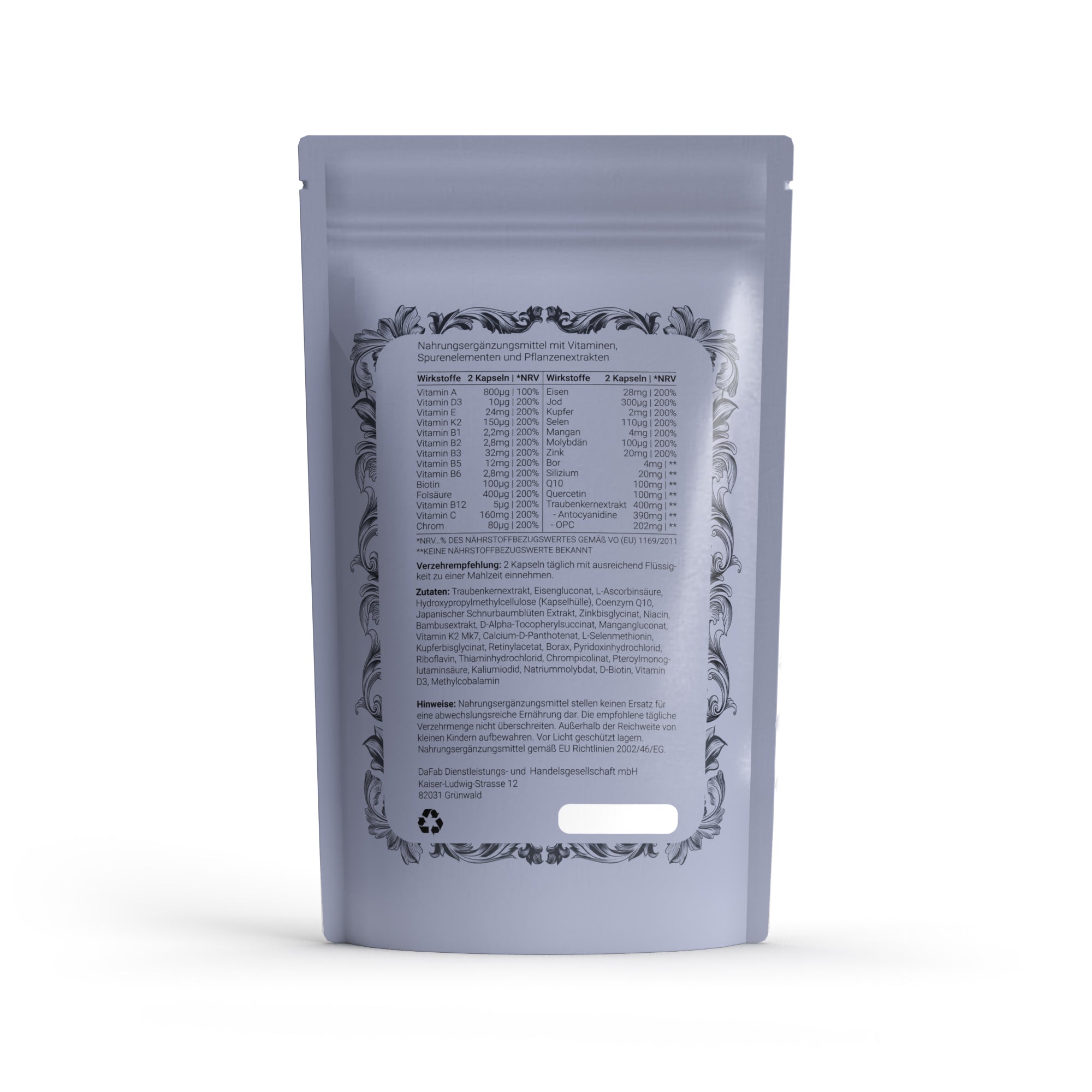 „Multivitamin-Komplex mit Antioxidantien – Vitalstoffe für mehr Energie & Immunsystem-Unterstützung.