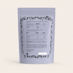 “Back label of DaFab Collagestics collagen and gut support supplement with ingredients and nutrition information.”

