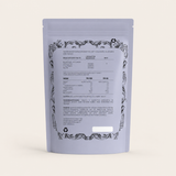 “Back label of DaFab Collagestics collagen and gut support supplement with ingredients and nutrition information.”

