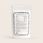 “Back label of DaFab skincare capsules showing vitamins, minerals and botanical ingredients.”