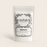 “DaFab skincare capsules for hair, skin and nails photographed in a clean editorial studio setting.”